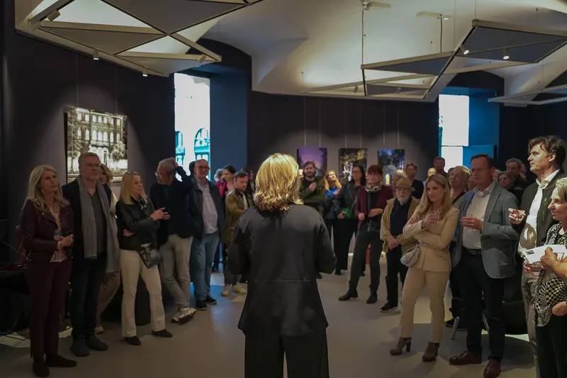 Vernissage "Poem of Darkness" Exhibition at Alles ist Eytel Gallery with K. Feichtinger