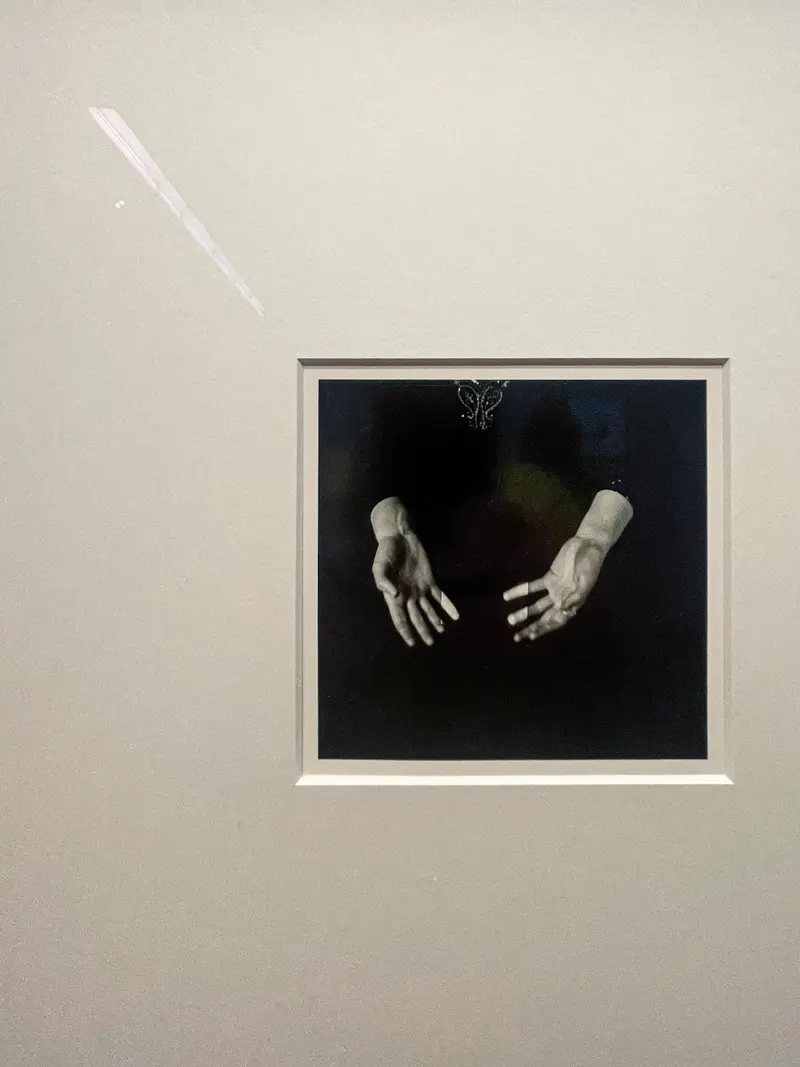 Francesca Woodman's Black and White Hand Study from Albertina Exhibition