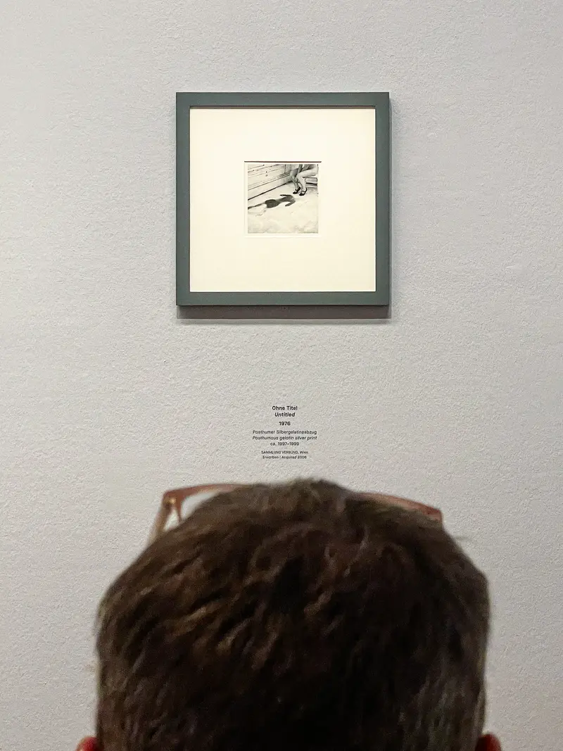 Francesca Woodman Exhibition View at Albertina, Sammlung Verbund Gallery