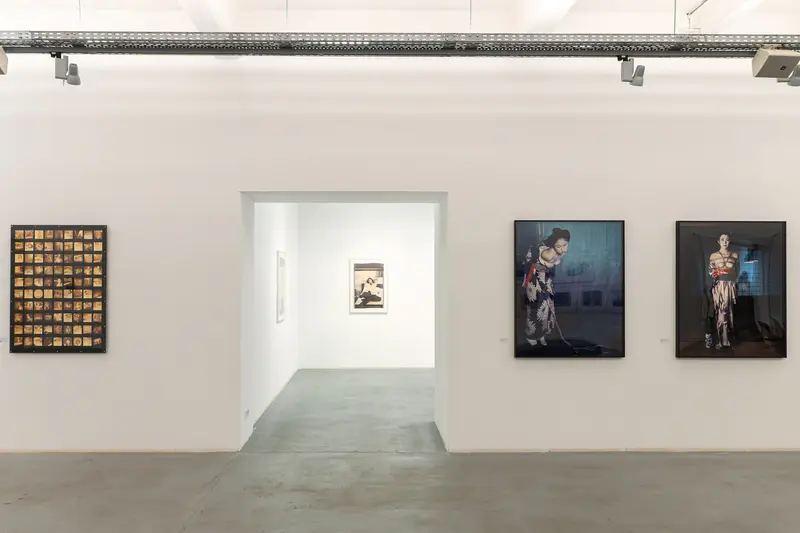Exhibition View of Araki Photographic Works at Ostlicht Gallery