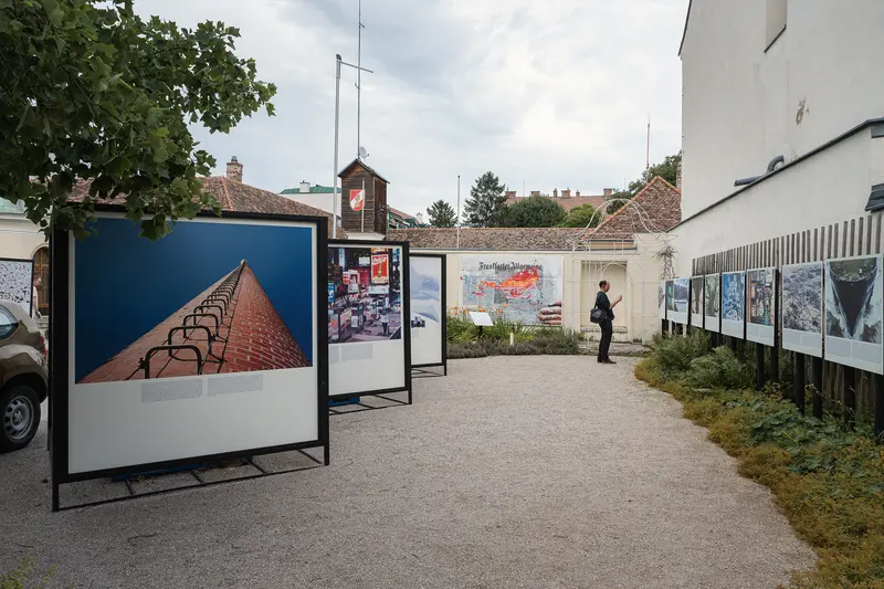 Outdoor Photo Exhibition in La Gacilly Baden with Artistic Urban Landscape Displays