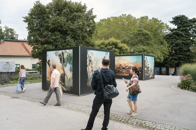 La Gacilly Baden Photo Exhibition: Outdoor Gallery Experience with Visitors