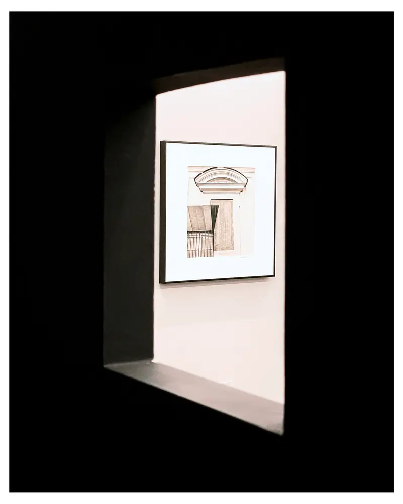 Mimmo Jodice's Architectural Framed Artwork in Udine Museum Exhibition