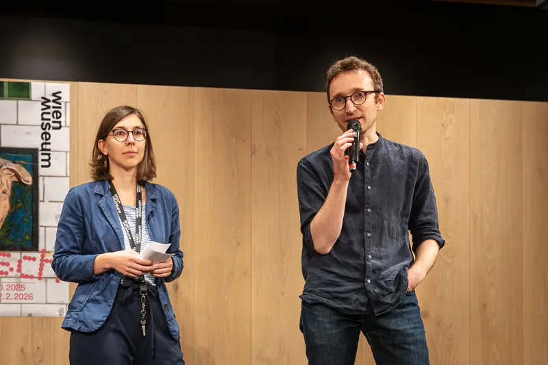 Wien Museum "Fleisch" Exhibition Opening with Two Speakers in 2025