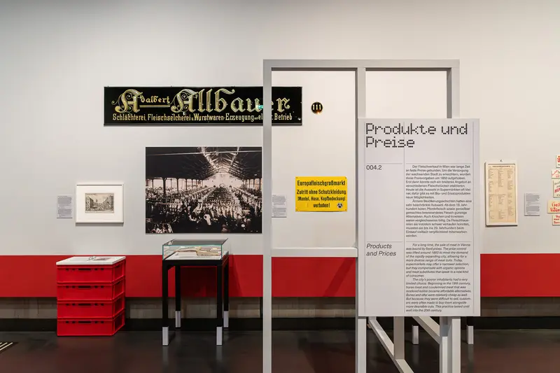 Allbau Exhibition Display on Products and Prices at Museum Installation