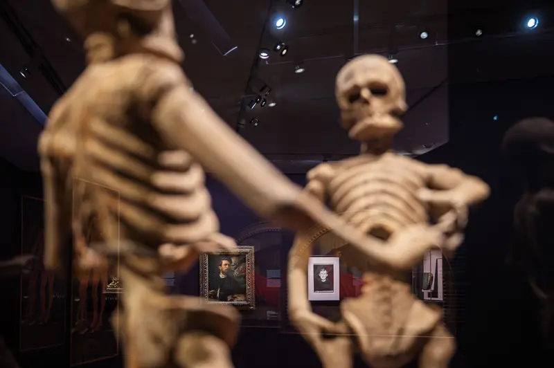 Gothic Modern Exhibition at Albertina: Skeletal Figures and Photographic Portraits