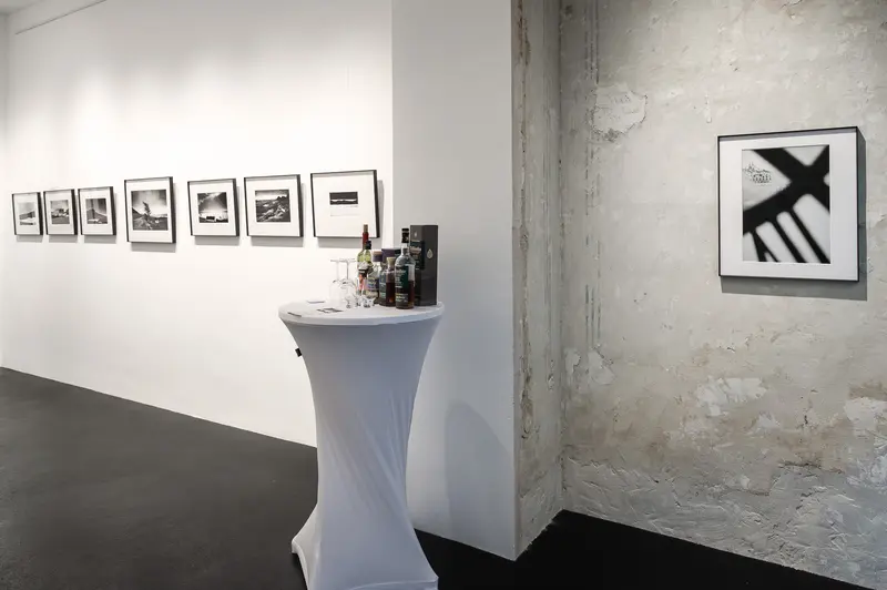 Interior of "Poems of Paris and Scotland" Exhibition at G99 Galerie