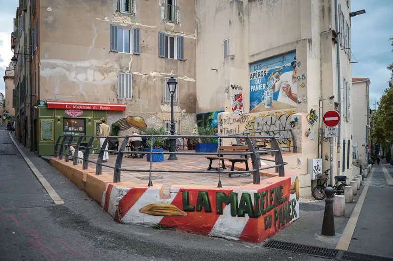 Street Art and Urban Landscape in Marseille's Historic Neighborhood