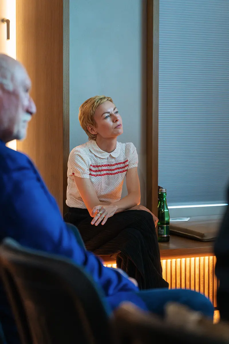 Alfred Seiland and Companion at Intimate Leica Gallery Vienna Gathering