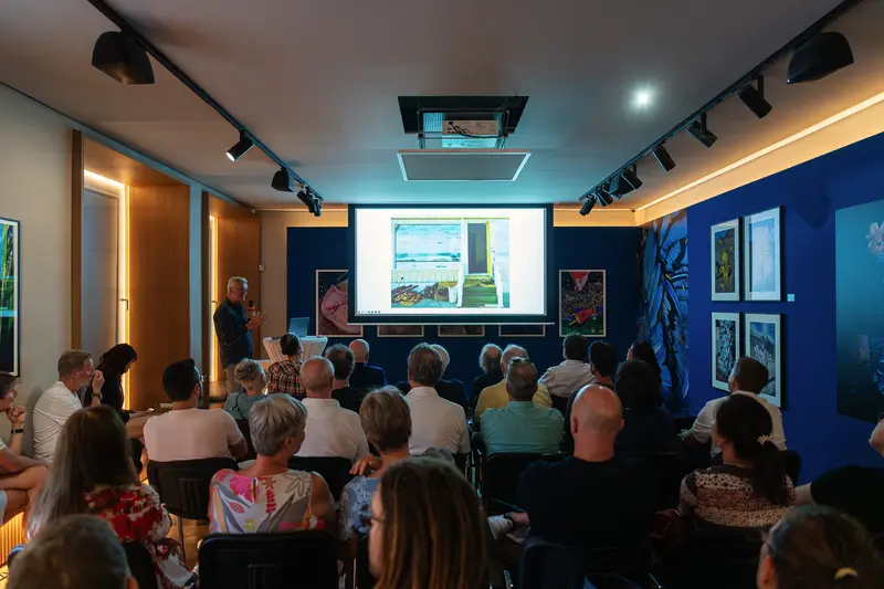 Alfred Seiland Presenting Photographic Work at Leica Gallery Vienna