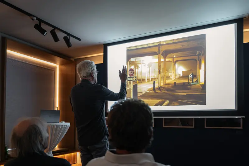 Alfred Seiland Presenting Photographic Work at Leica Gallery Vienna