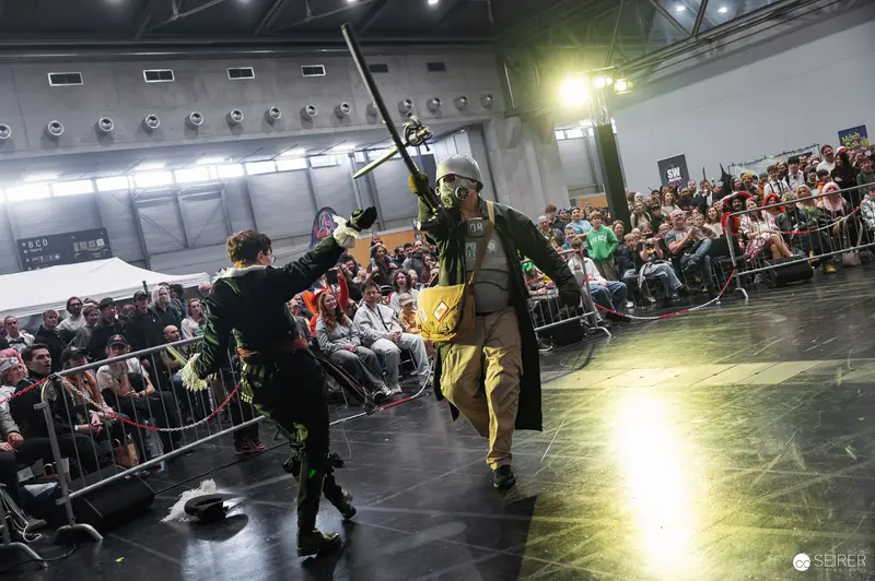 Theatrical Sword Combat Performance at Vienna ComicCon 2025