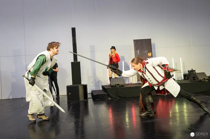 Sword Fight Choreography at Vienna ComicCon 2025 Theatrical Performance