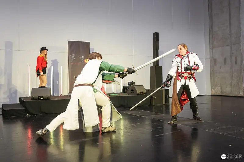 Schaukampf Historical Combat Demonstration at Vienna ComicCon 2025