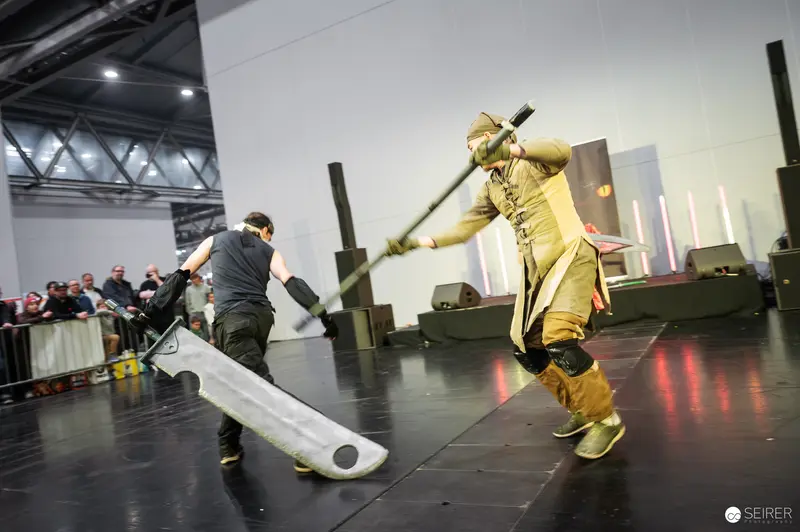 Historical Combat Demonstration at Vienna ComicCon 2025