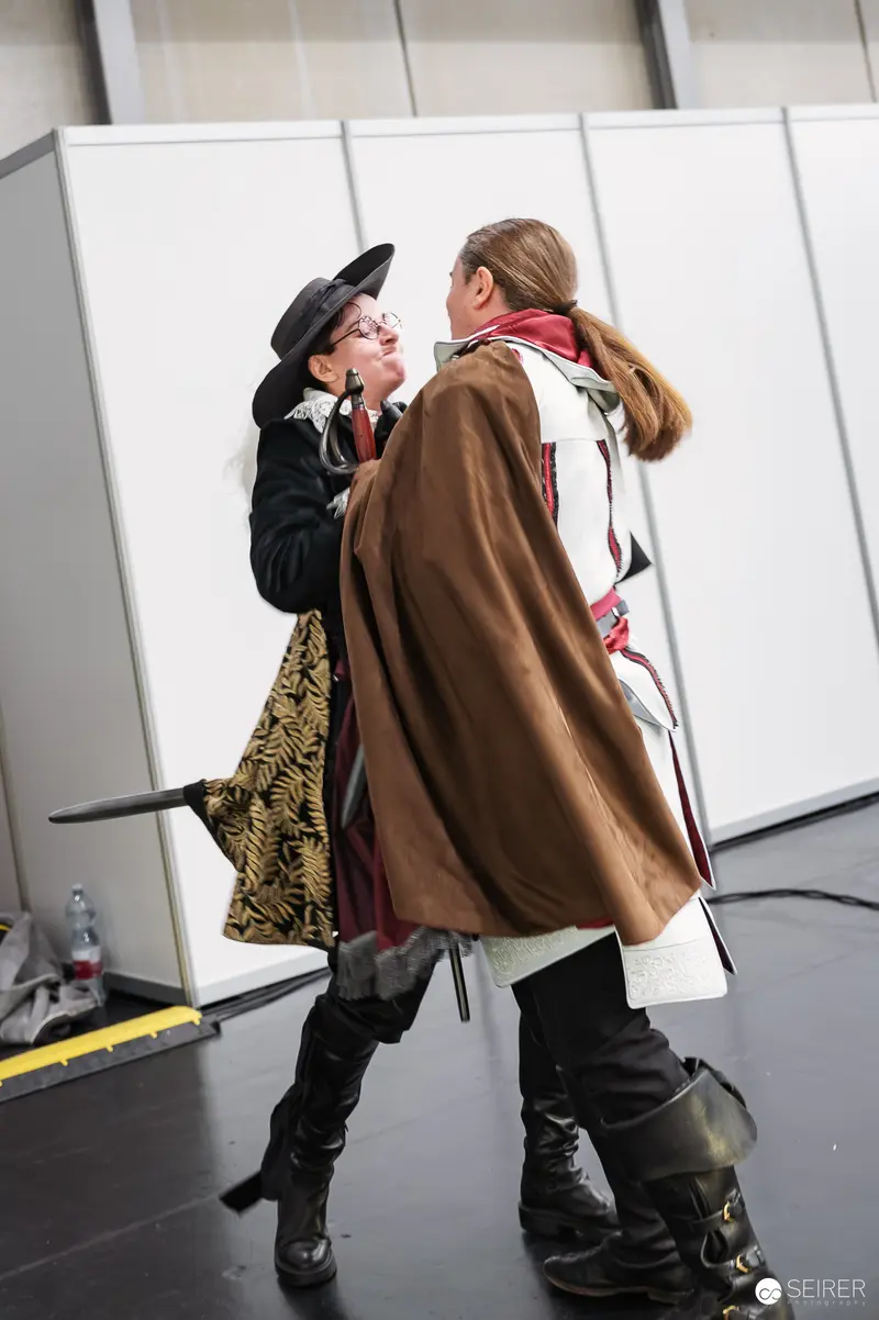 Schaukampf "Bis einer weint" Performance at Vienna ComicCon 2025
