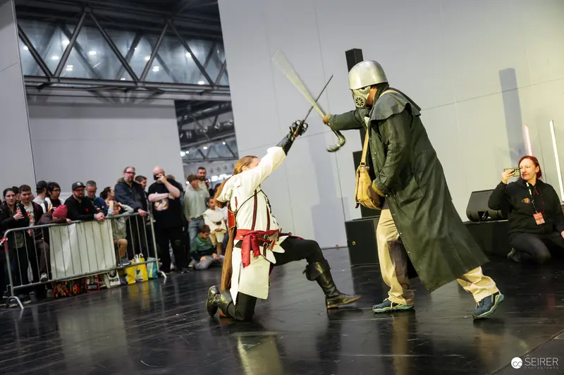 Historical Sword Fighting Performance at Vienna ComicCon 2025