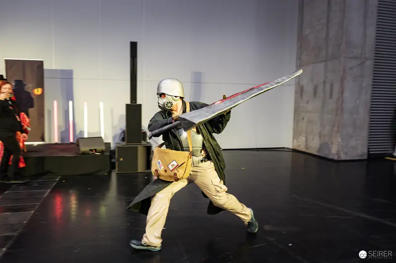 Schaukampf Performance at Vienna ComicCon 2025 — Theatrical Combat Demonstration