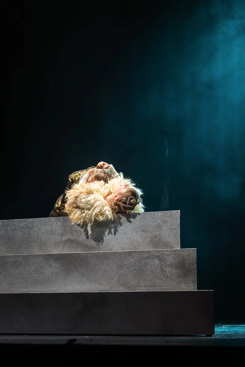 Hamlet Stage Production at Theater in der Josefstadt - Dramatic Theatrical Moment