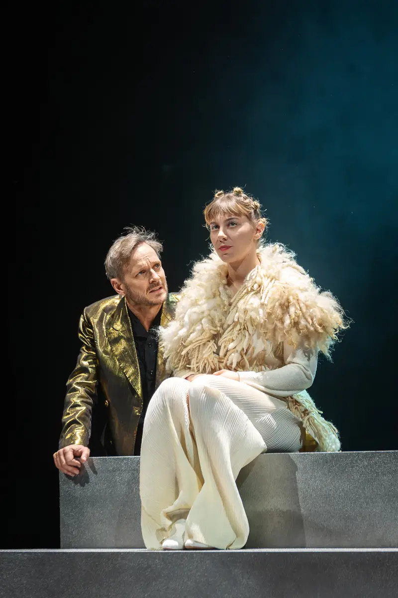 Hamlet Rehearsal at Theater in der Josefstadt with Dramatic Stage Staging