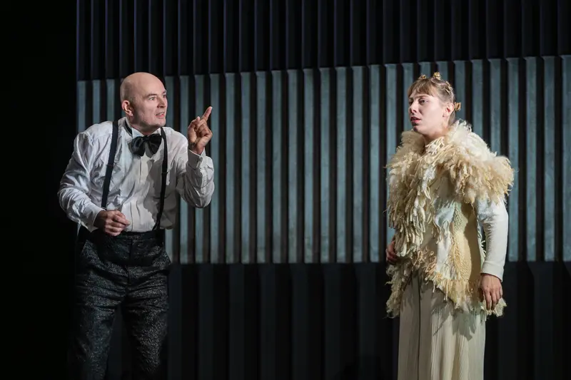 Hamlet Stage Rehearsal at Theater in der Josefstadt with Claudius and Gertrud