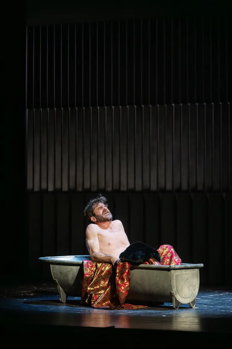 Hamlet Staging at Theater in der Josefstadt: Dramatic Performance Scene