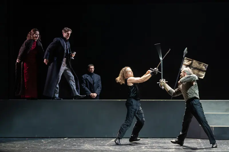 Hamlet Rehearsal at Theater in der Josefstadt: Sword Fight Scene