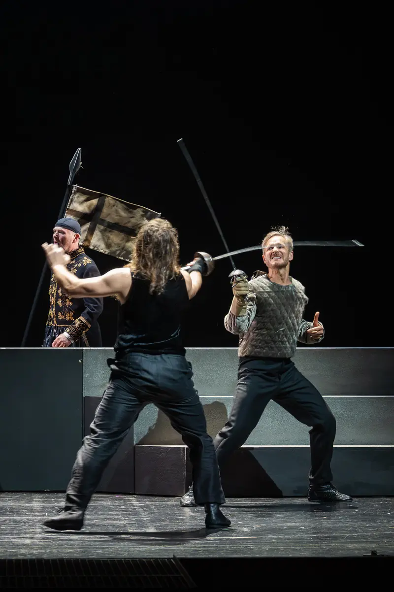 Theater in der Josefstadt Rehearsal: Sword Fight Scene from Hamlet Production