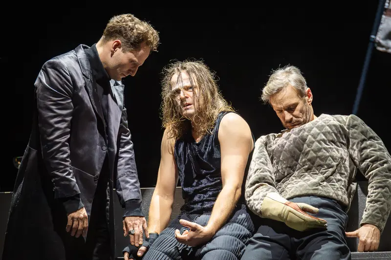 Hamlet Rehearsal at Theater in der Josefstadt: Dramatic Stage Moment