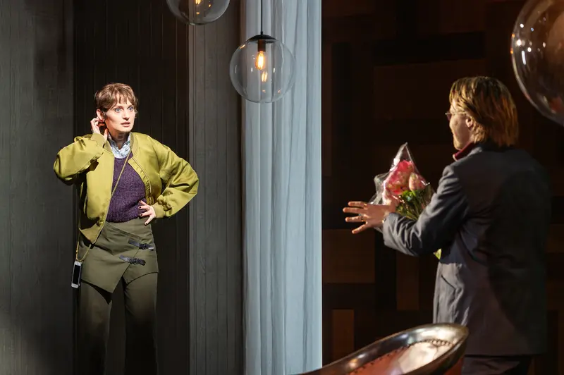 Scene from Sophia at Kammerspiele der Josefstadt, Vienna — Actors in Dialogue