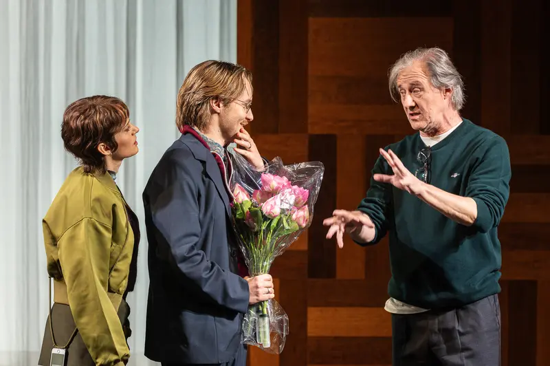 Three Actors in Scene from Sophia at Kammerspiele der Josefstadt Vienna
