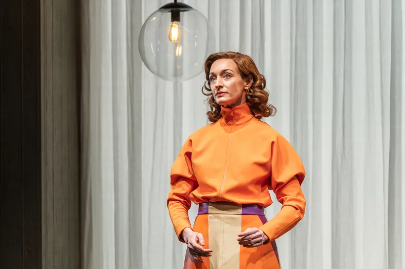 Actor in Orange Turtleneck at Sophia, Kammerspiele der Josefstadt Vienna