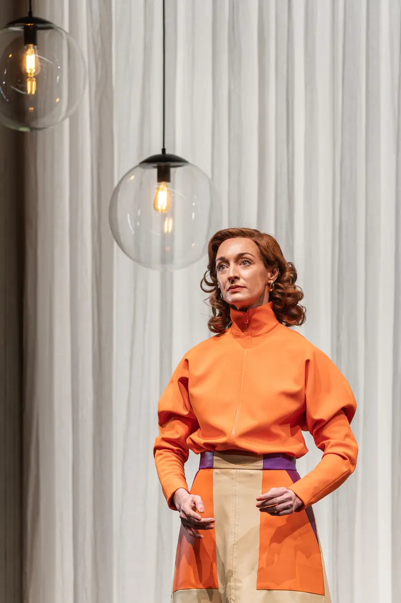 Actor in Orange Turtleneck at Sophia, Kammerspiele der Josefstadt Vienna