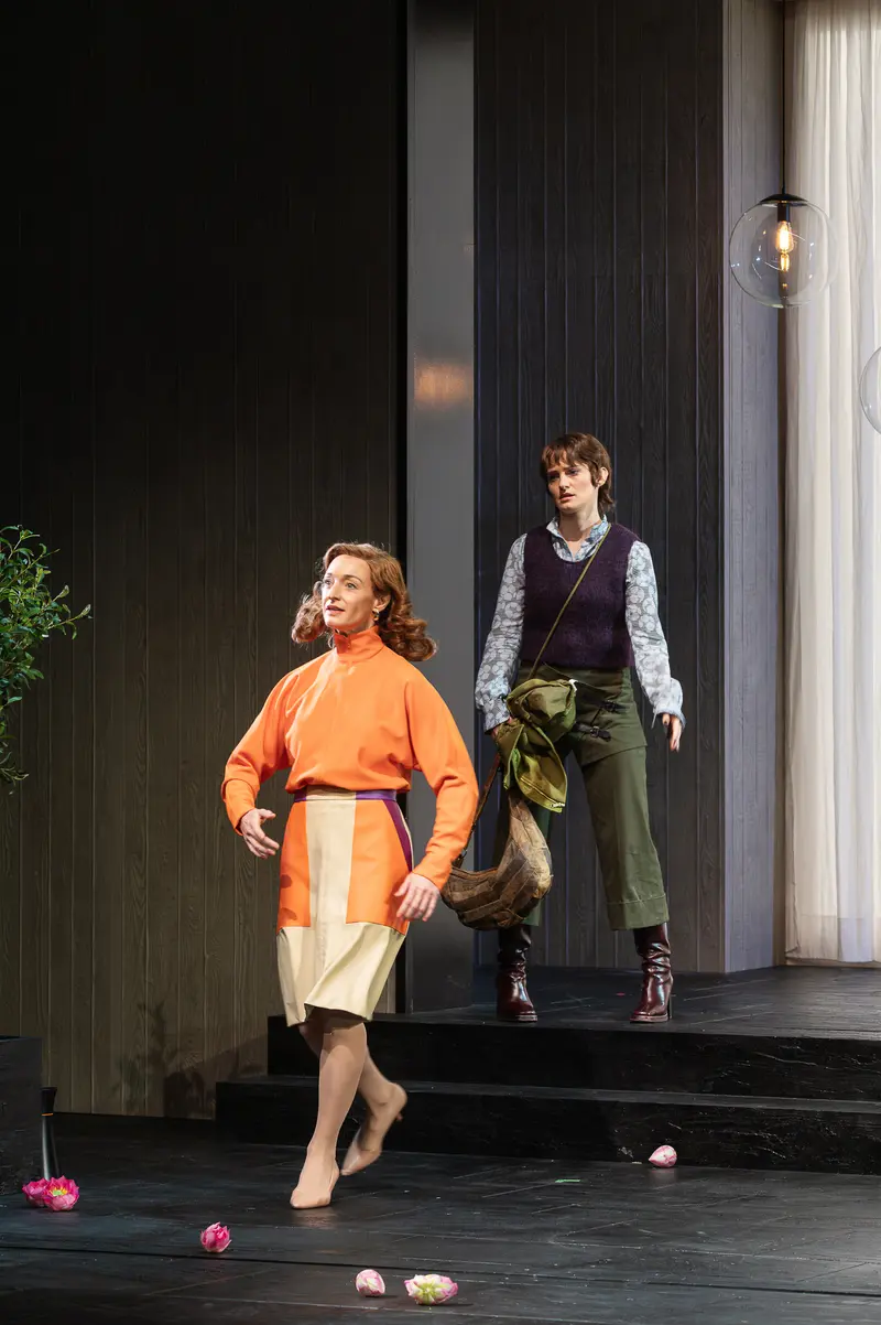 Theater in der Josefstadt Vienna Production with Two Performers in Period Costumes