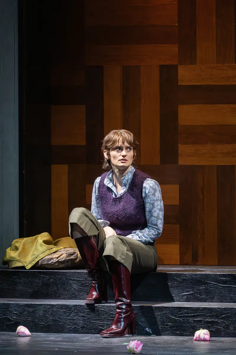 Actor in Purple Vest at Kammerspiele der Josefstadt Vienna Production