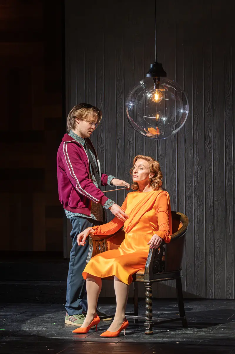 Two Actors in Scene from Sophia at Kammerspiele der Josefstadt Vienna