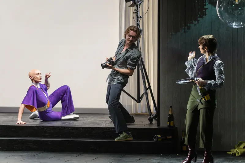 Theatre Production Scene at Kammerspiele der Josefstadt Vienna with Lighting Setup