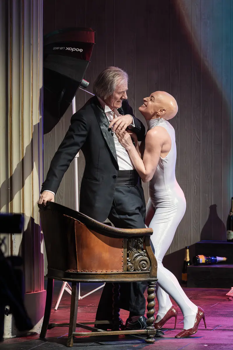 Two Performers at Piano During Sophia Production, Kammerspiele der Josefstadt Vienna