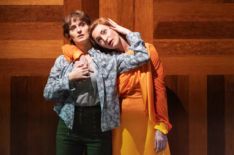 Two Performers in Production of Sophia at Kammerspiele der Josefstadt Vienna