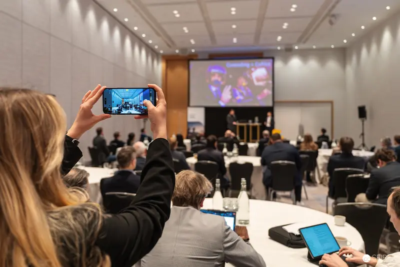 Attendee Recording Presentation at Controllertag 2026 Conference