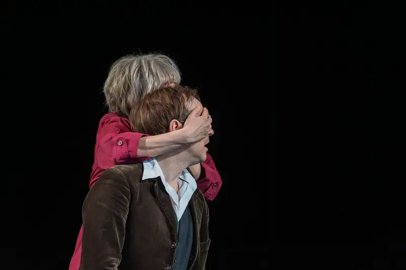 Susa Meyer and Günter Franzmeier in Photo Rehearsal for "Zemlinsky" at Theater in der Josefstadt