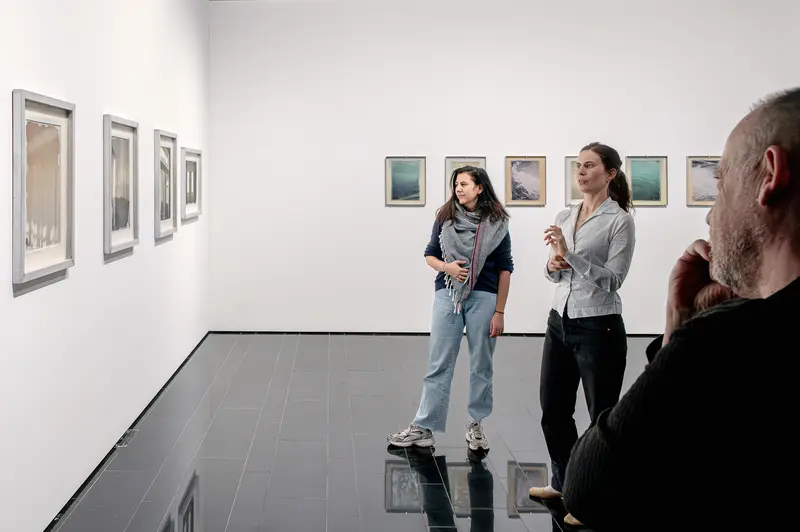 Emma Hummerhielm Carlén Presents By the Wall Exhibition at STRABAG ART Site