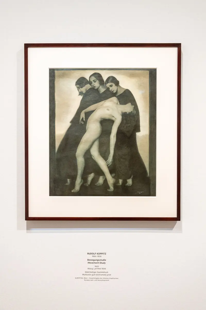 Movement Study by Rudolf Koppitz, Tanzbilder exhibition at Albertina Modern, Vienna