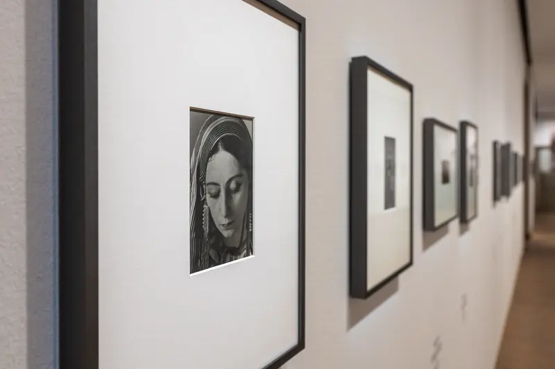 Portrait Drawing in Black and White, Michael Seirer Photography Exhibition