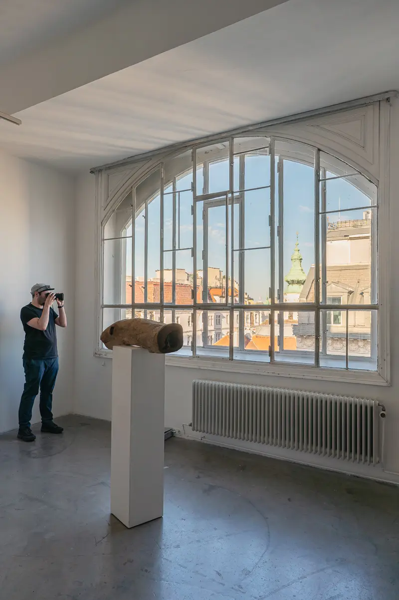 Photographer Documenting Exhibition at VBKÖ Archive Reopening, Vienna 2026