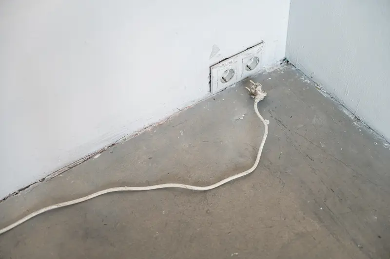 Electrical Installation in Gallery Space, Polyphonic Archive Exhibition 2026