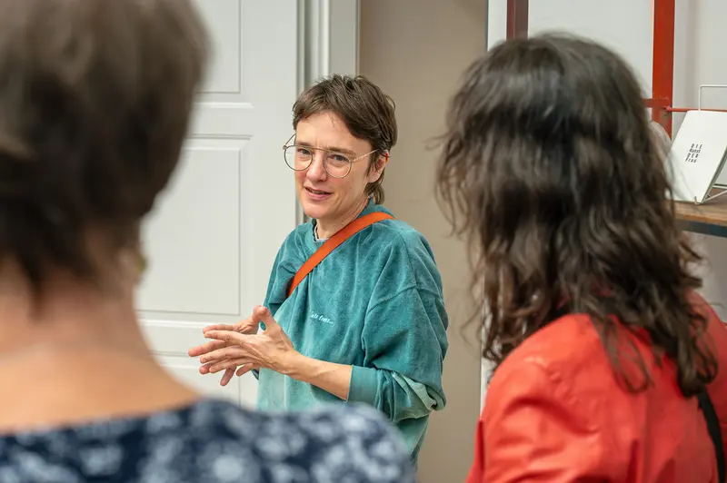 Curator Georgia Holz Discusses Archive at Polyphonic Exhibition Opening, Vienna 2026