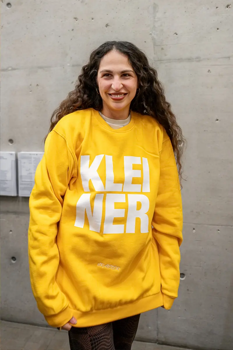 Visitor at Kunsthalle Wien Opening, April 2026