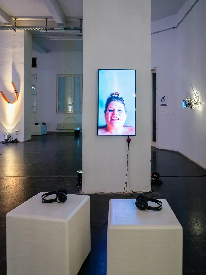 Interactive Digital Portrait Installation in Contemporary Gallery Space