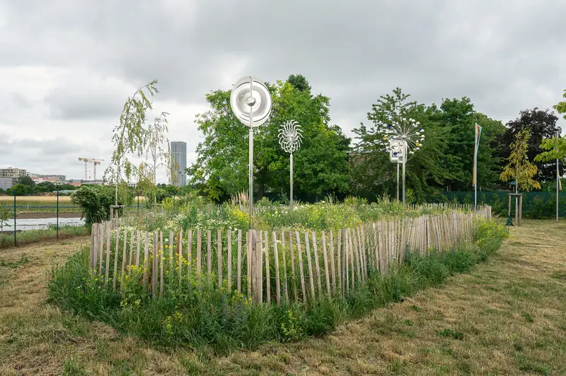 Educational Native Plant Garden at Bank Austria Park, Vienna-Floridsdorf